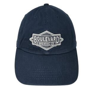 Boulevard Brewing Co. Slideback Hat Blue One Size Adjustable Embroidered